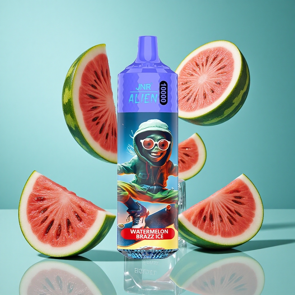 Диня Браз Лед JNR Alien 10000 Пуфовса 20мл Течност Bulgaria vapes