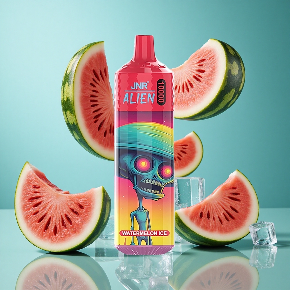 Диня Лед JNR Alien 10000 Пуфове 20ml Течност Bulgaria vapes