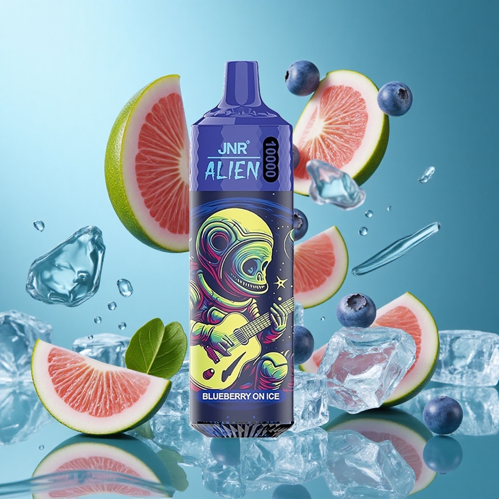 Боровинка Лед JNR Alien 10000 Пуфове 20ml E-liquid Bulgaria vapes