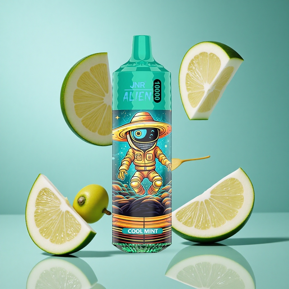 Хладен Мента JNR Alien 10000 Пуфове 20ml E-liquid Bulgaria vapes