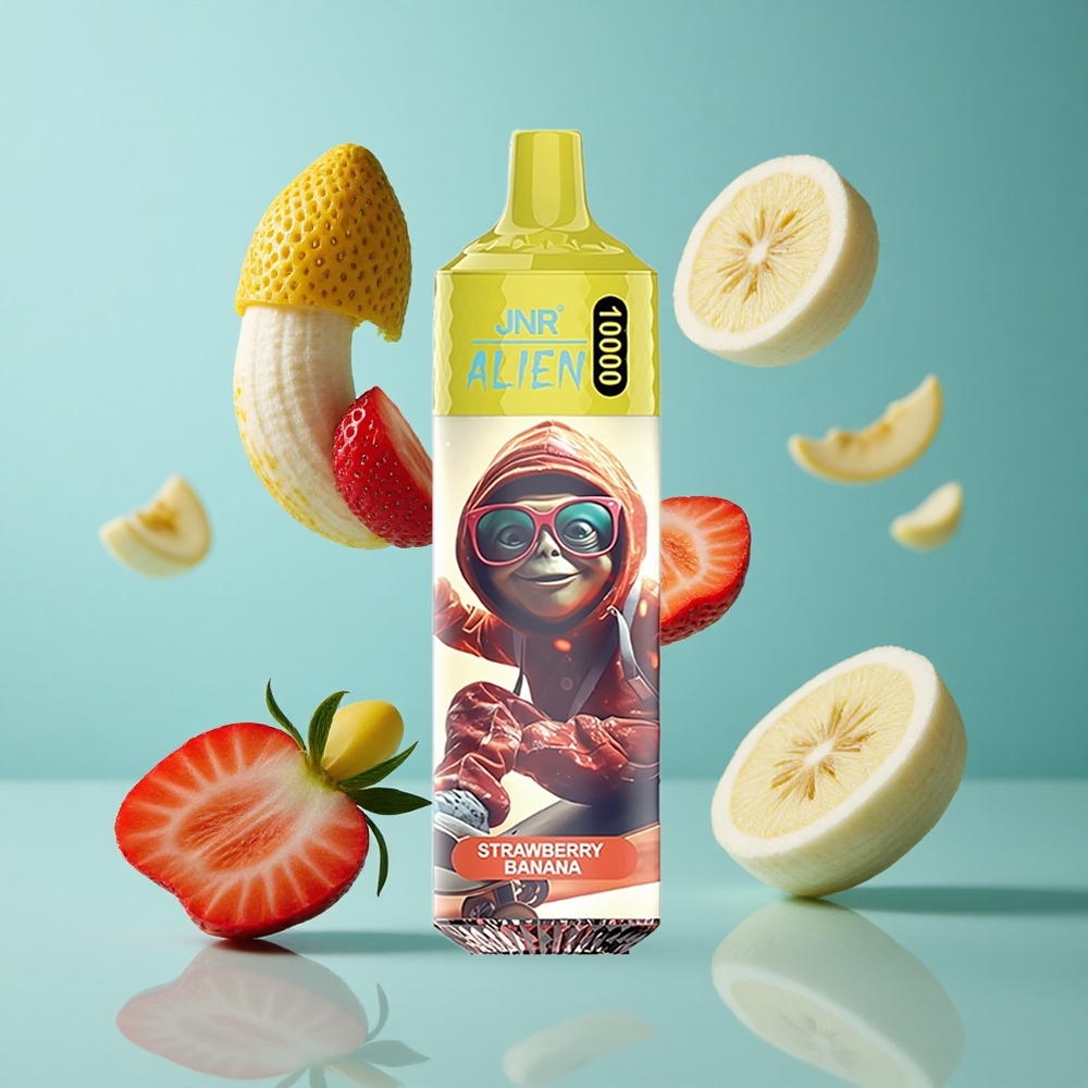 Ягода Банан JNR Alien 10000 Пуфове 20ml E-liquid Bulgaria vapes