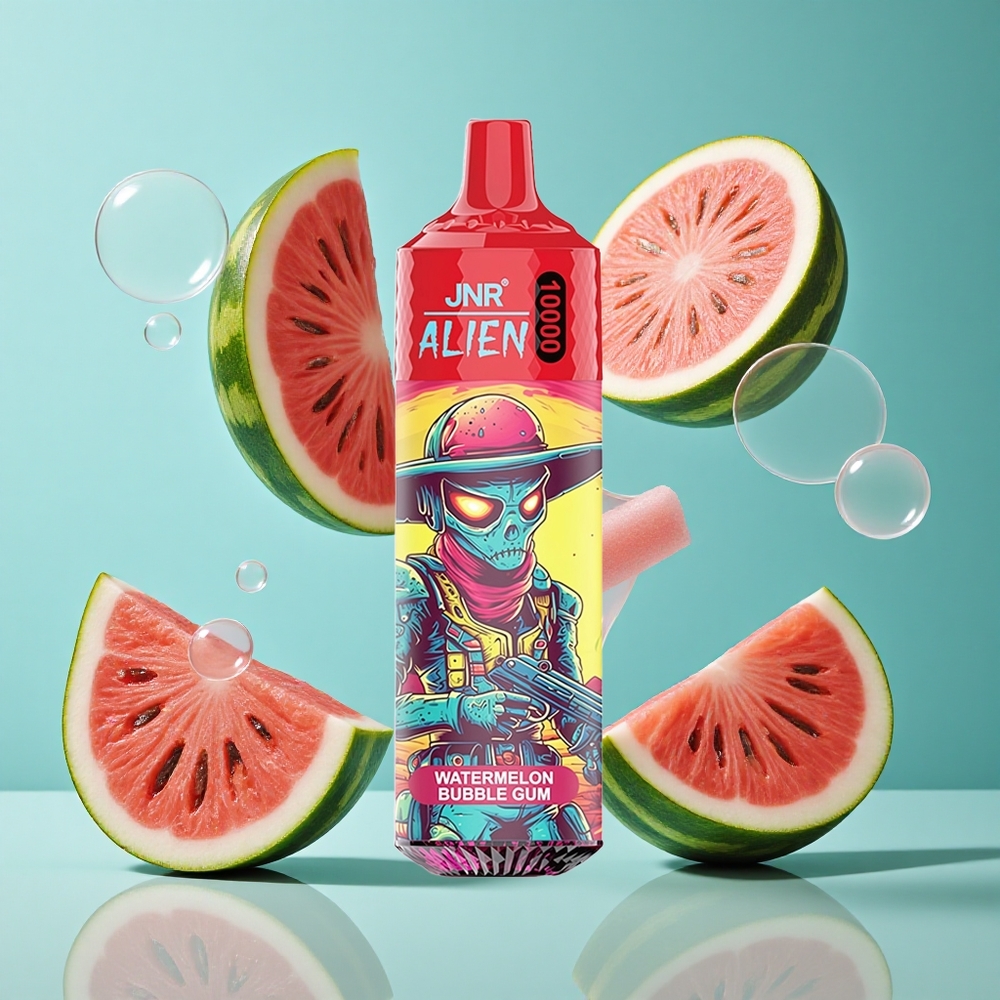 Диня Дъвка JNR Alien 10000 Пуфове 20ml E-liquid Bulgaria vapes