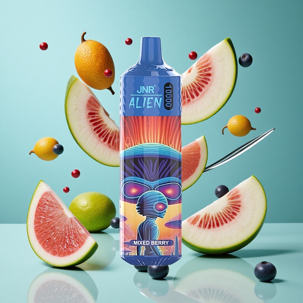 Смесени Ягоди JNR Alien 10000 Въздухоотводи 850mAh Батерия Bulgaria vapes