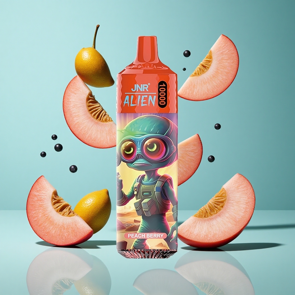 Праскова-Горска JNR Alien 10000 Пуфове 850mAh LED Bulgaria vapes