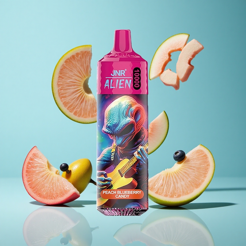 Портокал-Боровинка JNR Alien 10000 Пуфове 850mAh RGB Bulgaria vapes