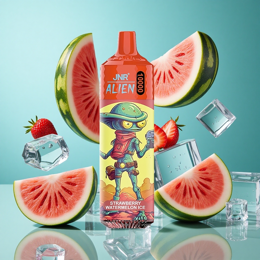 Ягода Диня Лед JNR Alien 10000 Пуфове 850mAh RGB Bulgaria vapes