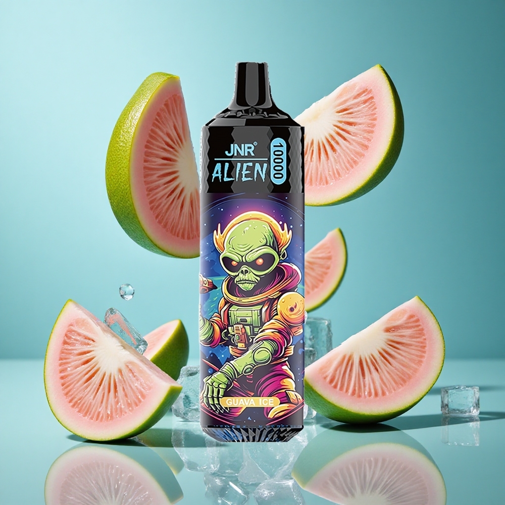 Гуава лед JNR Alien 10000 пуфовa 20ml e-liquid Bulgaria vapes
