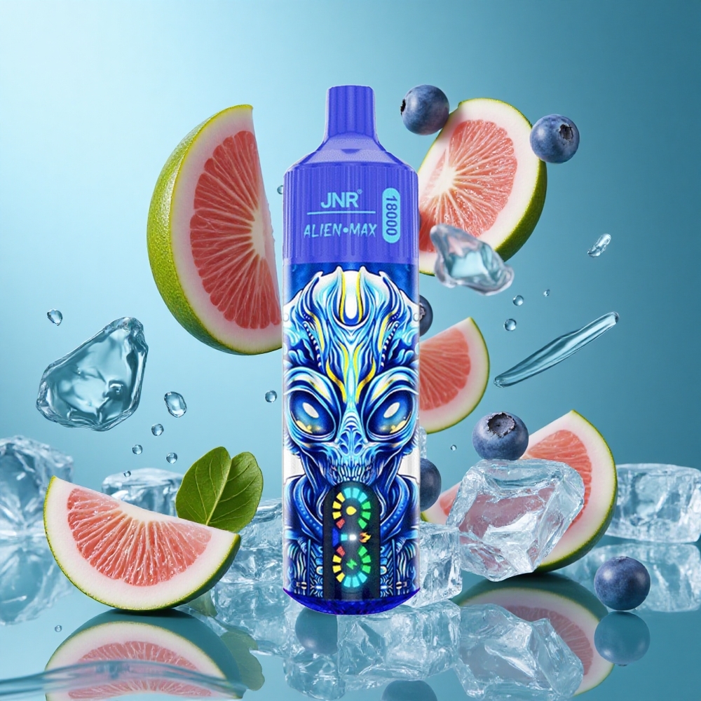 Боровинково Ледено JNR Alien Max 18000 Пуфове Двойна Мрежа & Двойно Ядро Bulgaria vapes