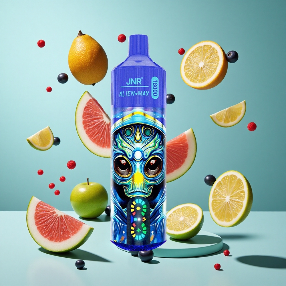 Смесени горски плодове JNR Alien Max 18000 Пуфове Dual Core Bulgaria vapes