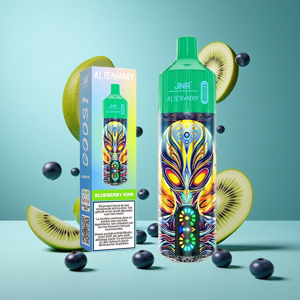 Боровинка Киви JNR Alien Max 18000 Пуфове Dual Core Type-C Bulgaria vapes
