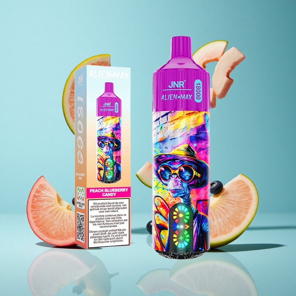 Праскова Грозде JNR Alien Max 18000 Пуфове Dual Mesh Bulgaria vapes
