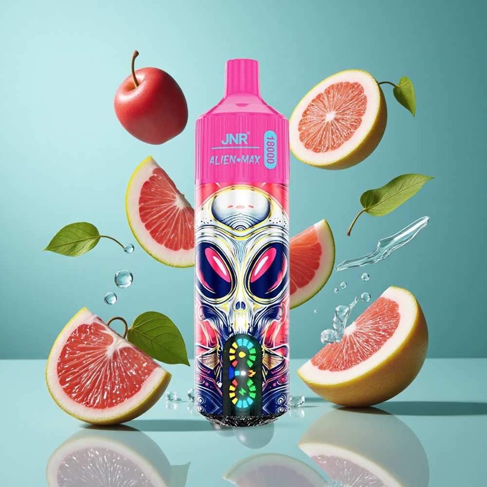 Череша-Ягода JNR Alien Max 18000 Пуфове Dual Mesh Coil 28ml Bulgaria vapes