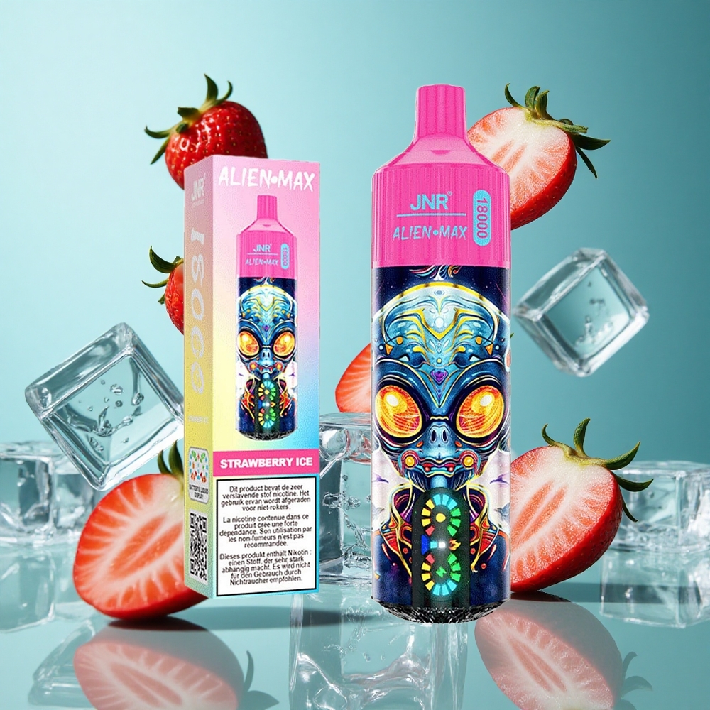 Ягодов лед JNR Alien Max 18000 Пуфове Dual Mesh Coil Bulgaria vapes