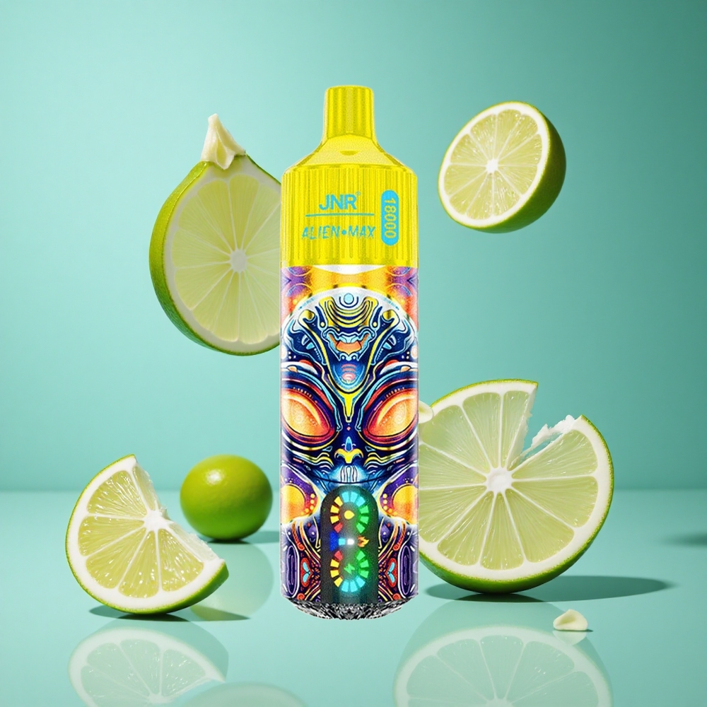Лимон & Лайм JNR Alien Max 18000 Пуфове Dual Mesh Coil & Type-C Бързо Зареждане Bulgaria vapes