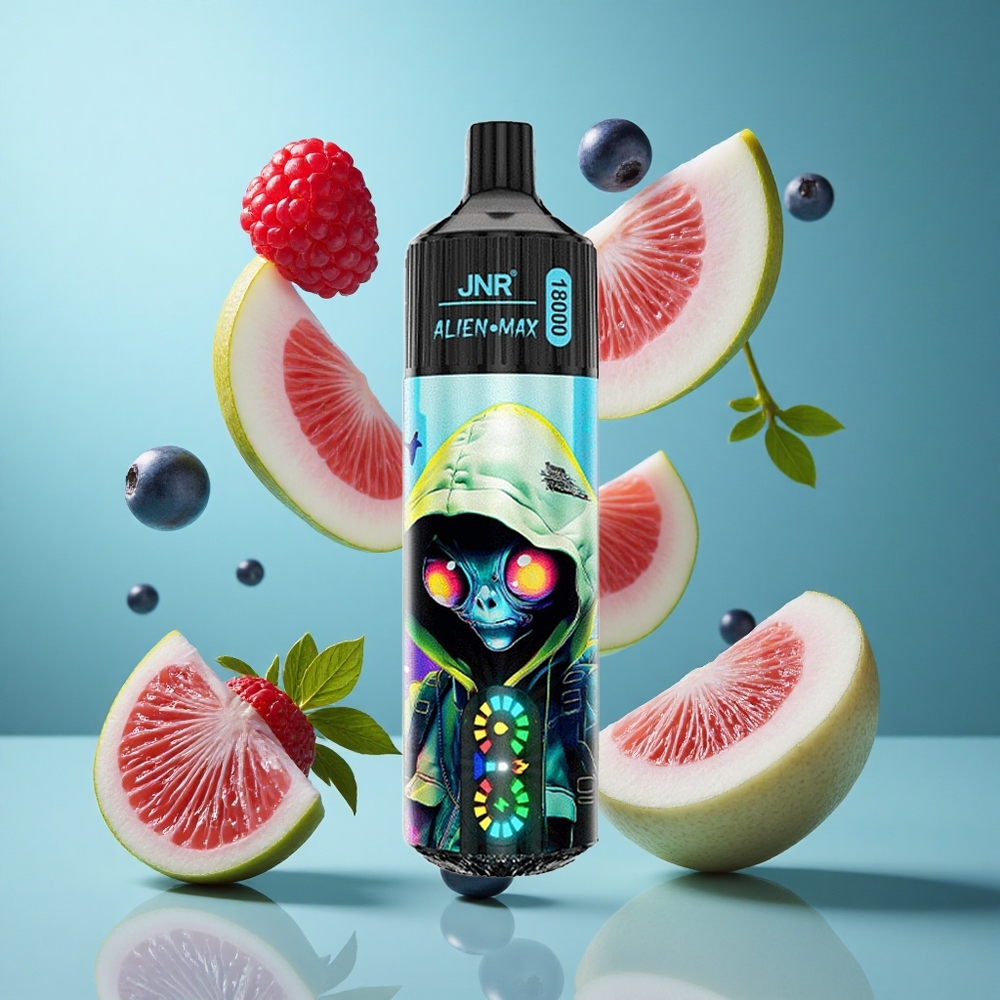 Боровинка Малина JNR Alien Max 18000 Пуфове Двойна Мрежа LED Bulgaria vapes