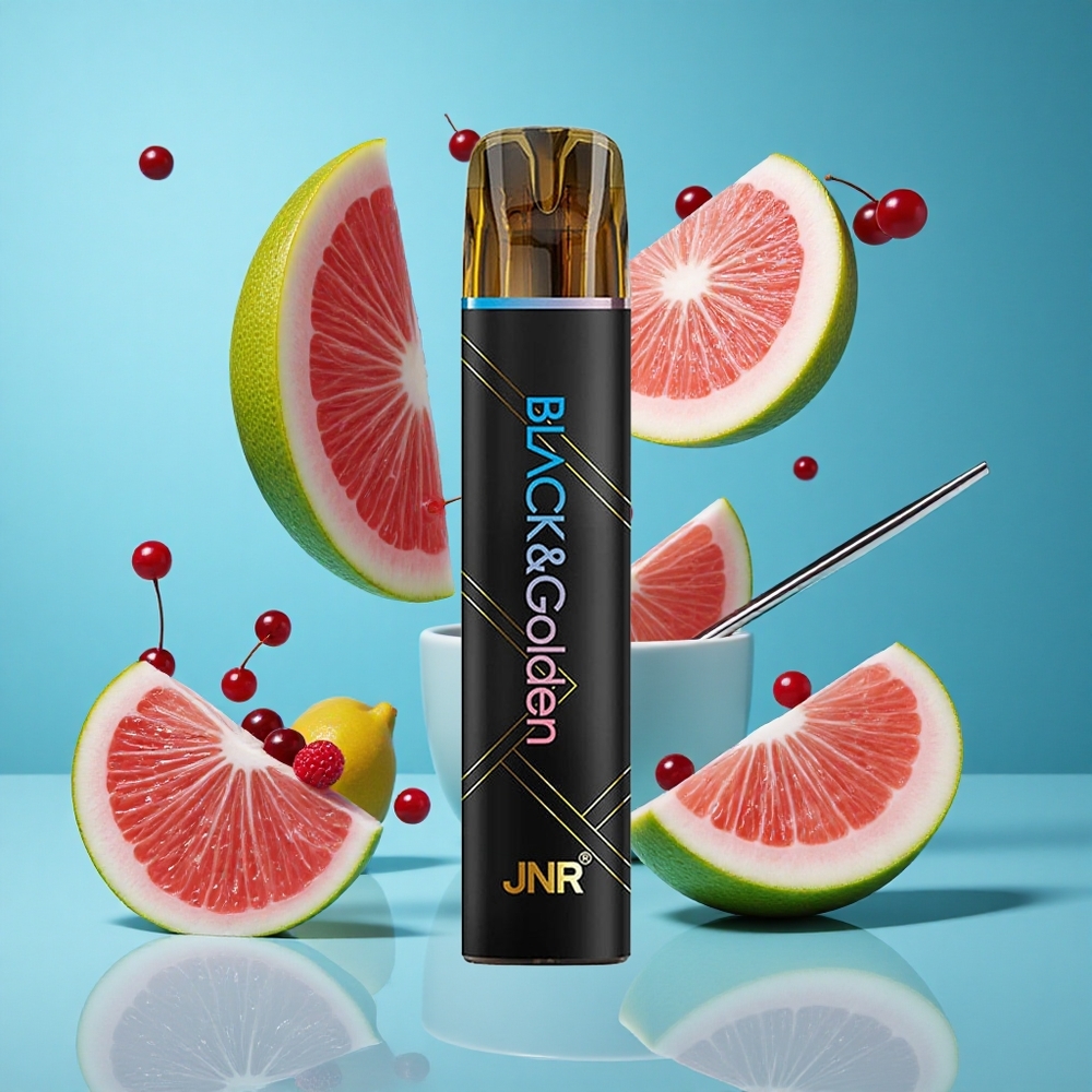 Синьо Малина & Череша JNR Black&Golden 600+200 Пуфове 550mAh батерия Bulgaria vapes