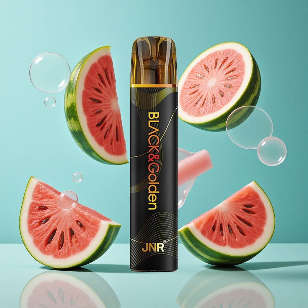 Диня Бабъл Гъм JNR Black&Golden 600+200 Пуфове 550mAh Батерия Bulgaria vapes