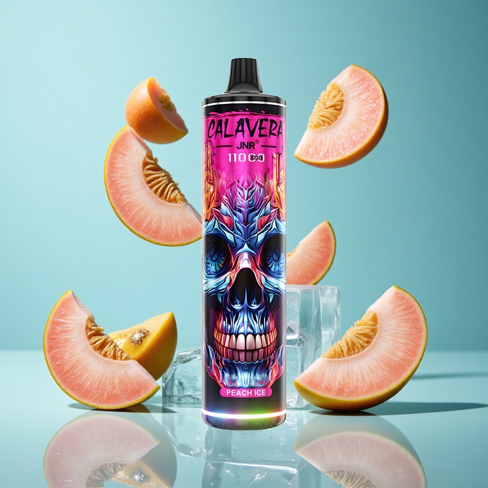 Праскова Лед JNR Calavera 11000 Пуфове 850 mAh Батерия Bulgaria vapes