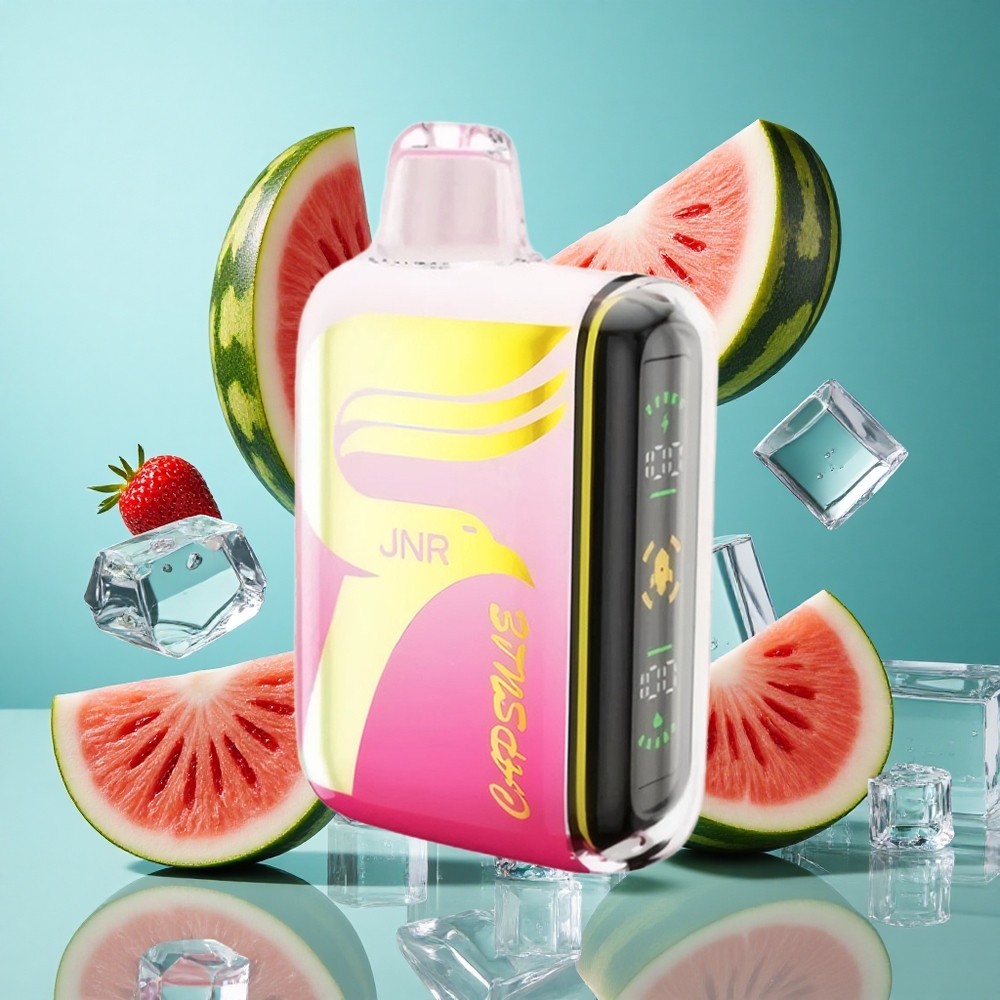 Ягода Диня Лед JNR Capsule 15000 Пуфове 850mAh Dual Mesh Coil Bulgaria vapes