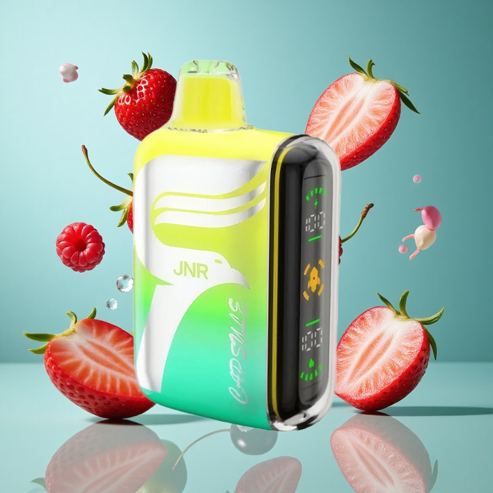 Ягода Малина Череша JNR Capsule 15000 Пуфове 850mAh Smart LED Bulgaria vapes
