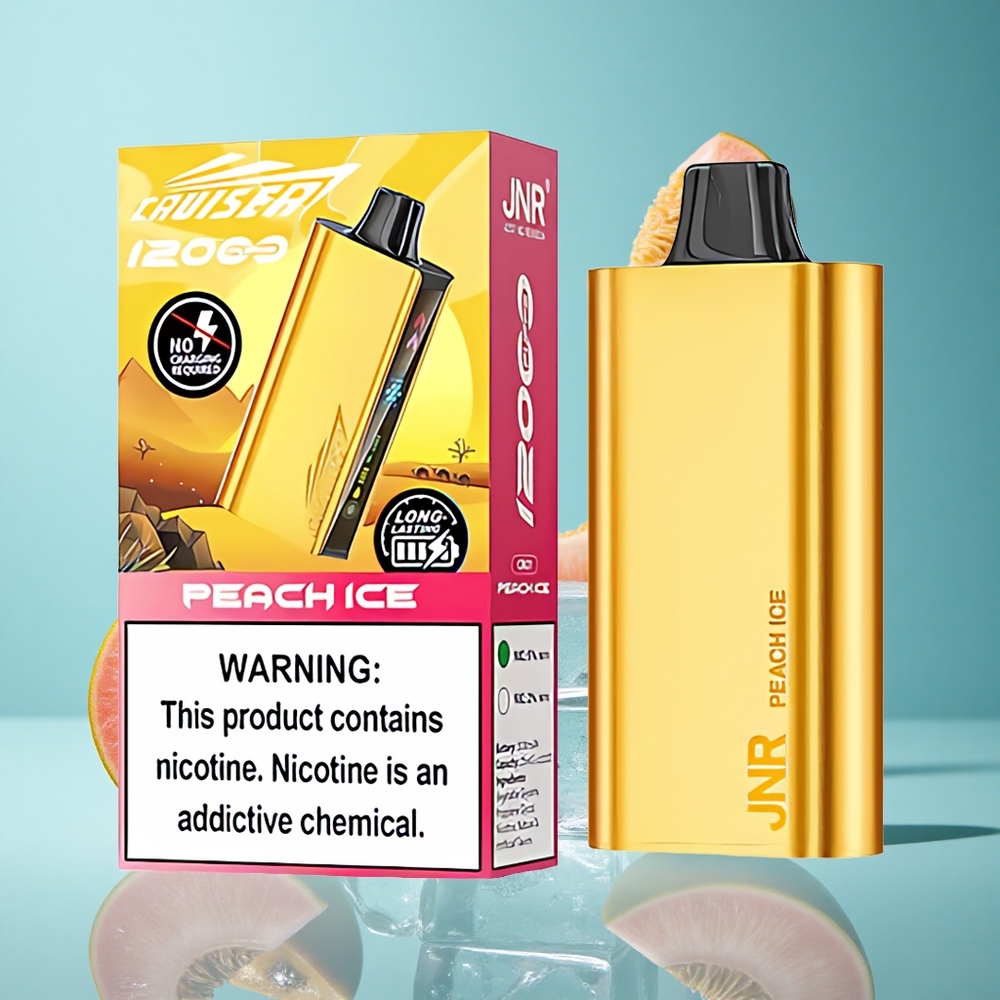 Праскова Лед JNR Cruiser 12000 Пуфове Вграден акумулатор Bulgaria vapes