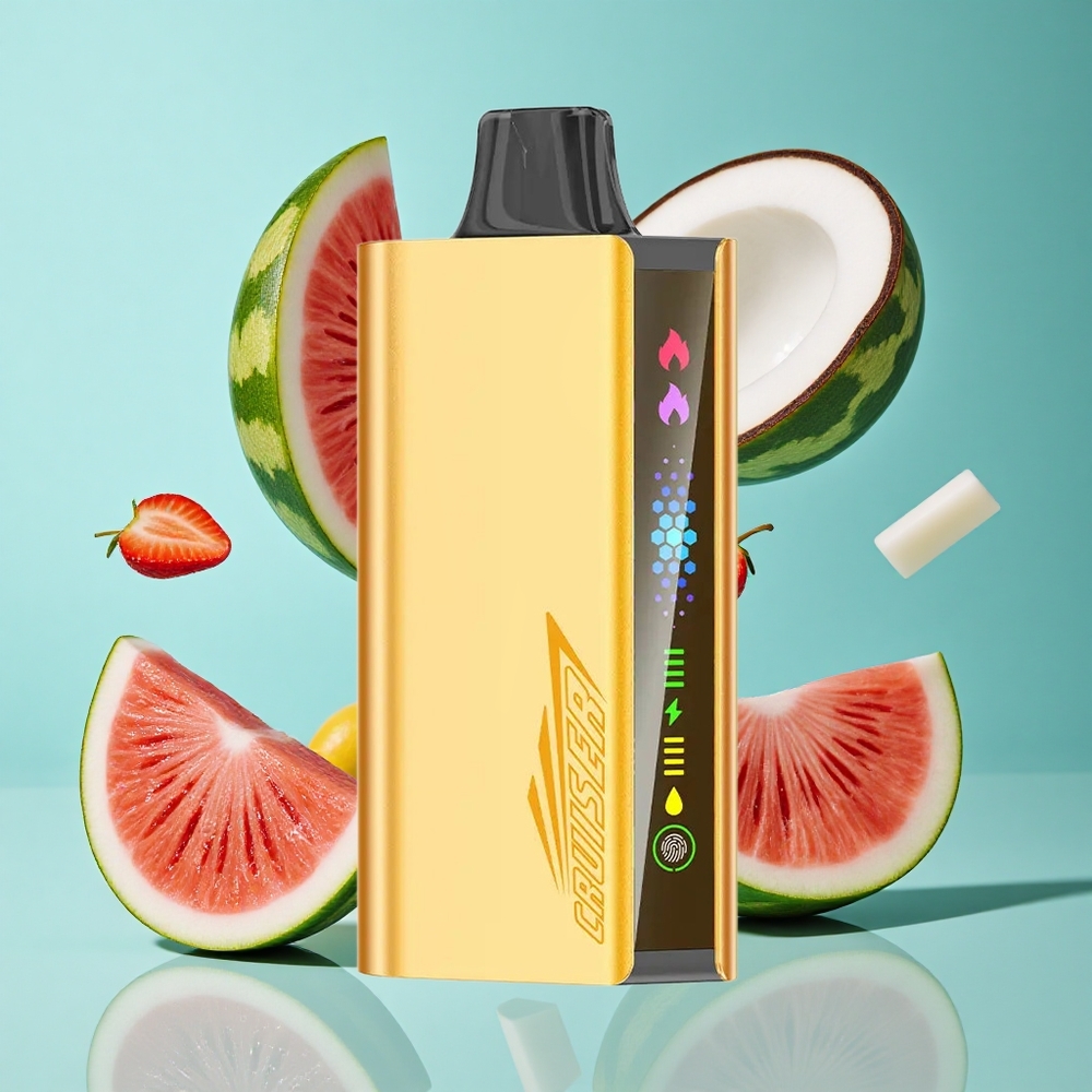 Ягода Кокос Диня JNR Cruiser 12000 Пуфове Вграден Акумулатор Bulgaria vapes