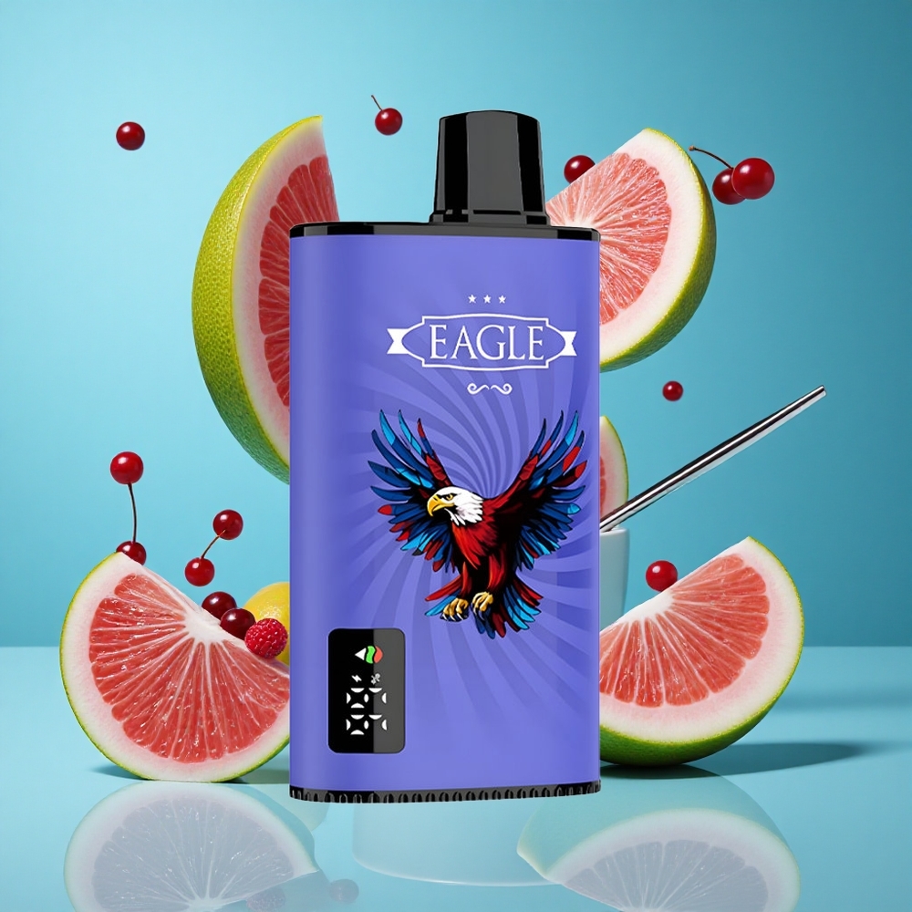 Синьо Малина Череша JNR EAGLE Smart 23000 Пуфове Цифров Екран 1.0ohm Bulgaria vapes