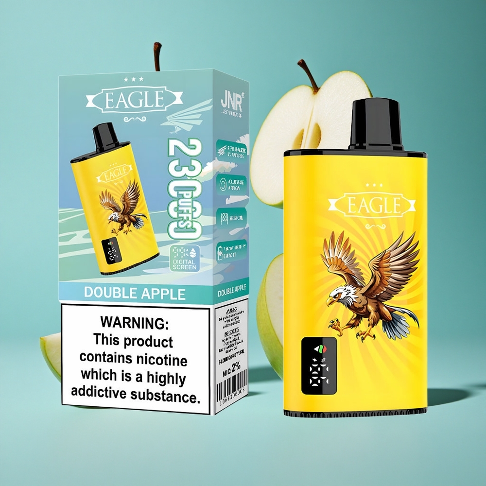 Двойна ябълка JNR EAGLE Smart 23000 Пуфове 25ml e-Liquid Bulgaria vapes