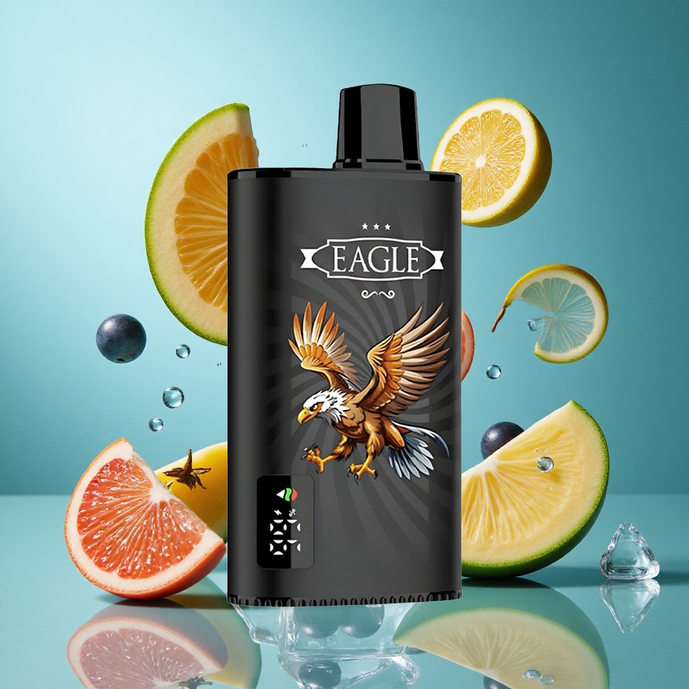 Касис Манго лед JNR EAGLE Smart 23000 Пуфове Цифров екран Регулируем въздушен поток Bulgaria vapes