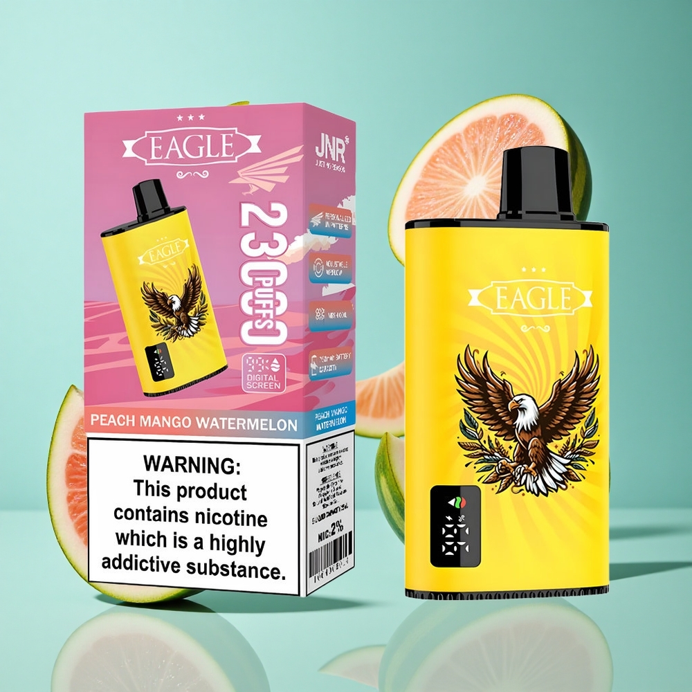 Праскова Манго Диня JNR EAGLE Smart 23000 Пуфове Дигитален Екран Bulgaria vapes
