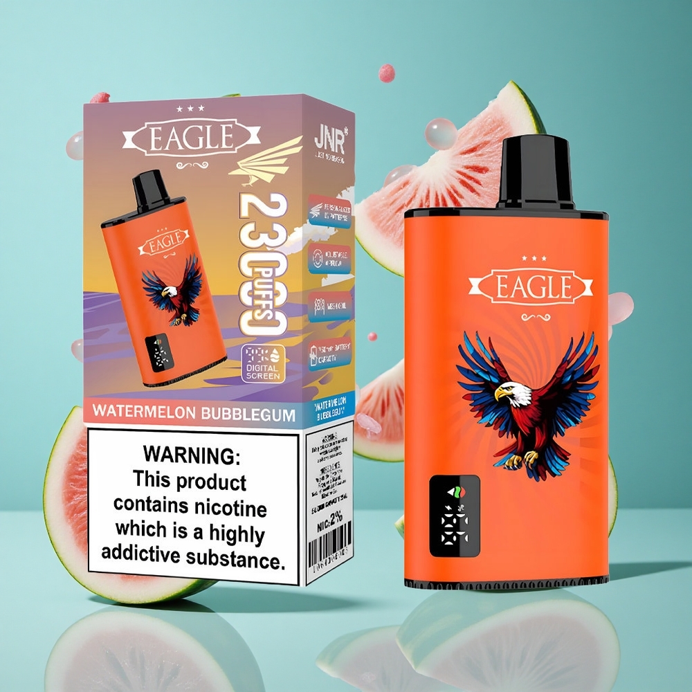 Диня дъвка JNR EAGLE Smart 23000 Пуфове Екран & мрежова намотка Bulgaria vapes