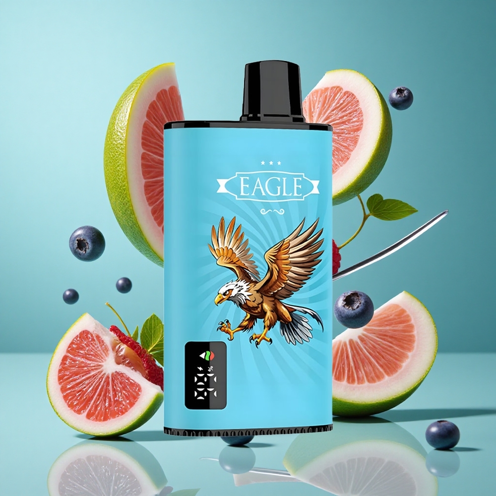 Зимна ягода кисела малина JNR EAGLE Smart 23000 Puffs Цифров екран Регулируем въздушен поток Bulgaria vapes