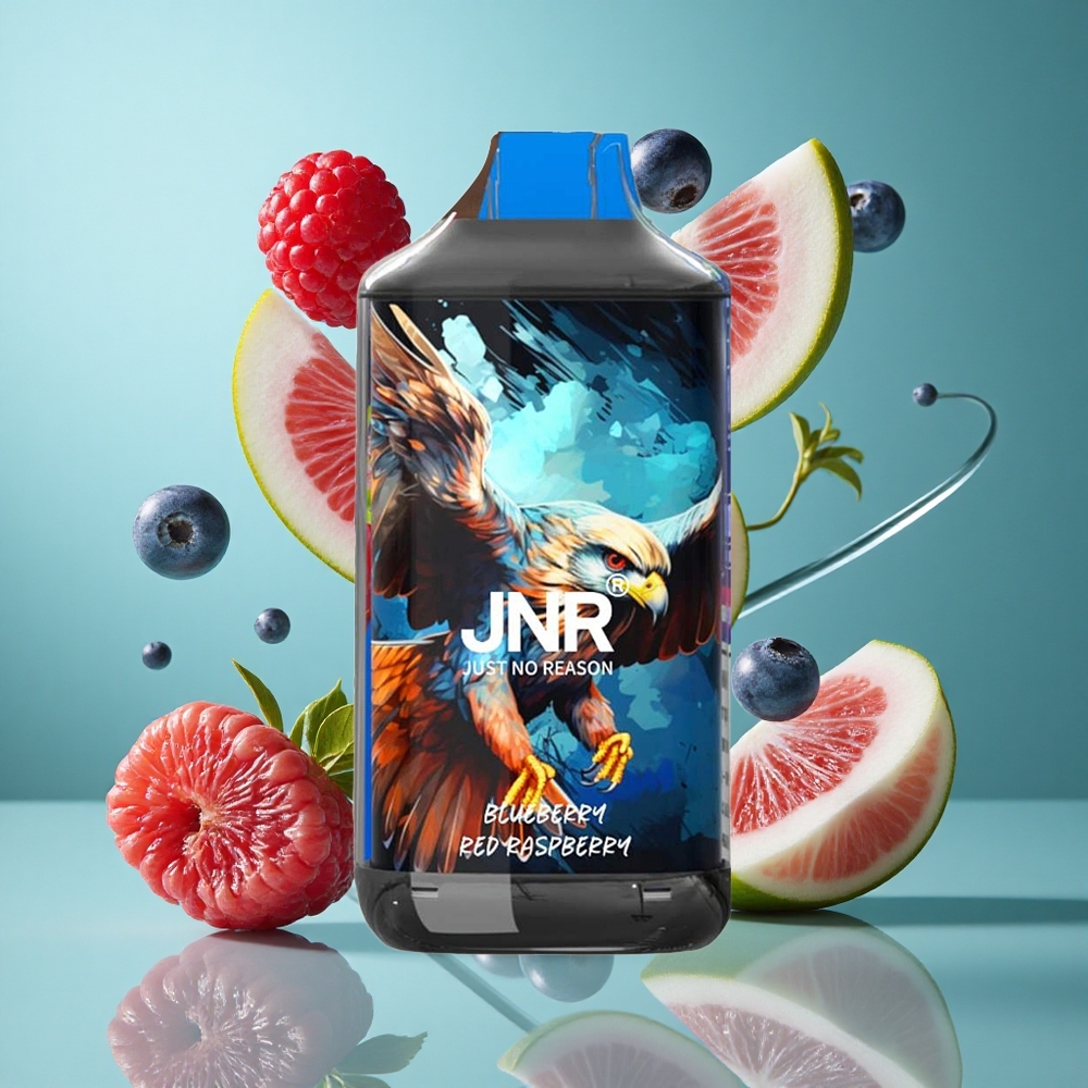Синьо Боровинка и Червена Малина JNR Falcon 16000 Пуфове 22мл Dual Mesh Coil Bulgaria vapes