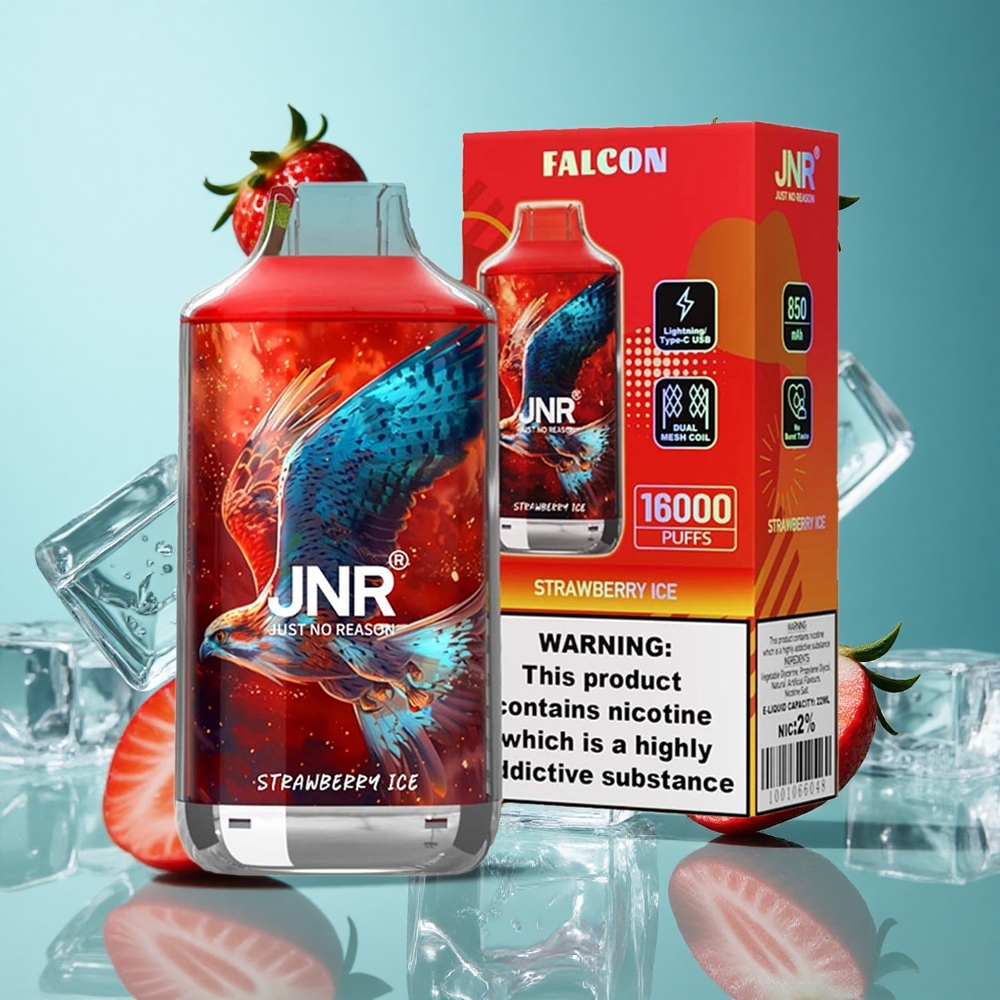 Ягодици Лед JNR Falcon 16000 Пуфове 22мл Dual Mesh Coil Bulgaria vapes