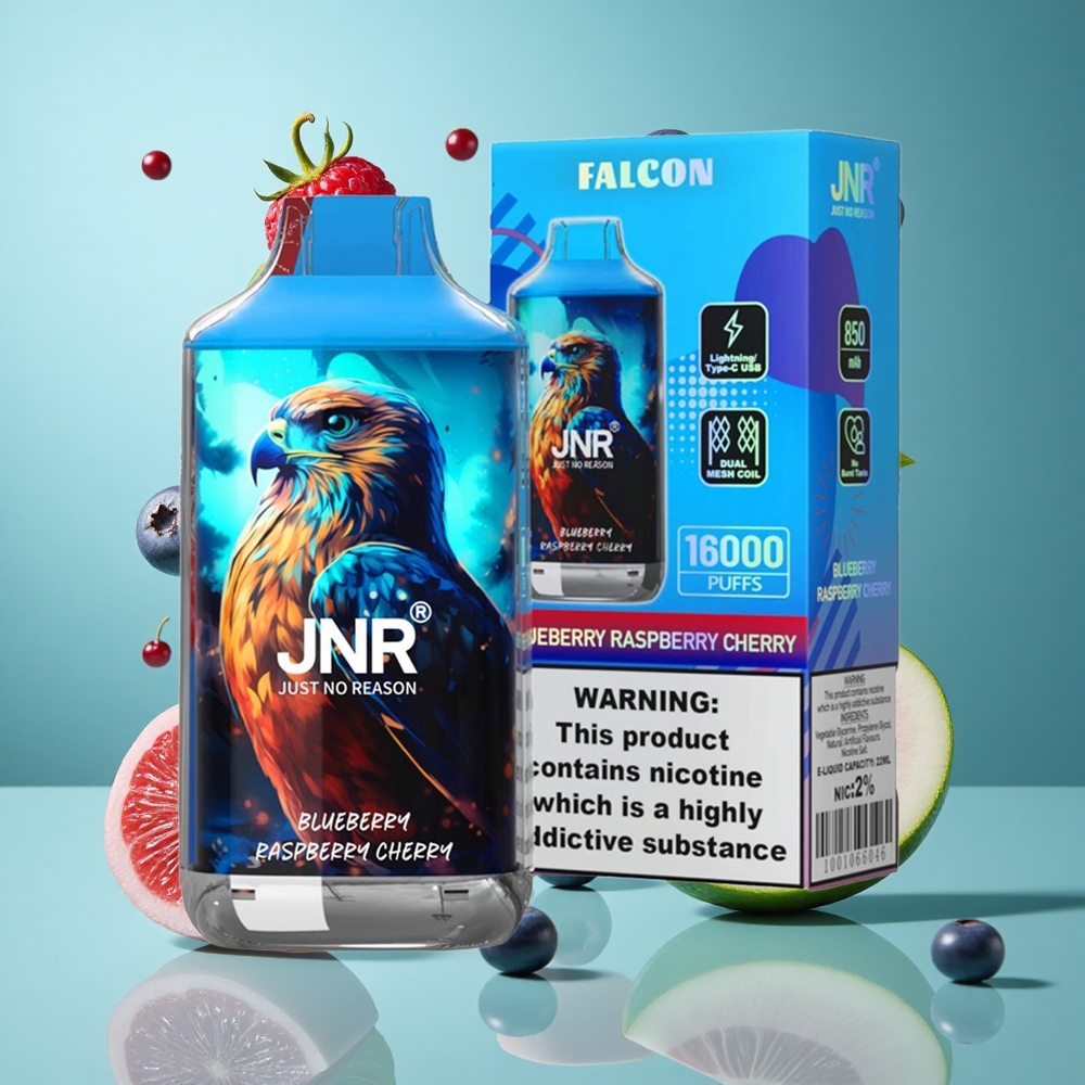 Боровинка Малина JNR Falcon 16000 Пуфове 850 mAh Bulgaria vapes