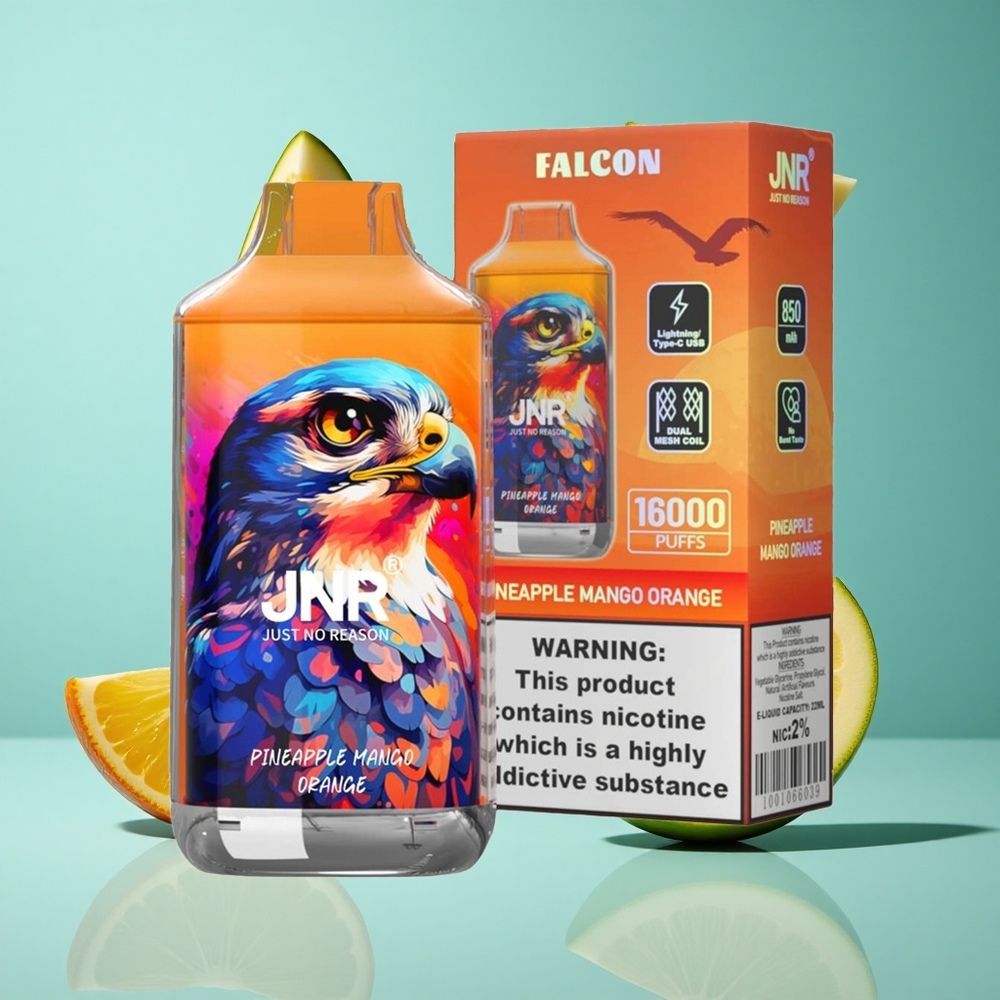 Ананас Манго Портокал JNR Falcon 16000 Пуфове 850 mAh Bulgaria vapes