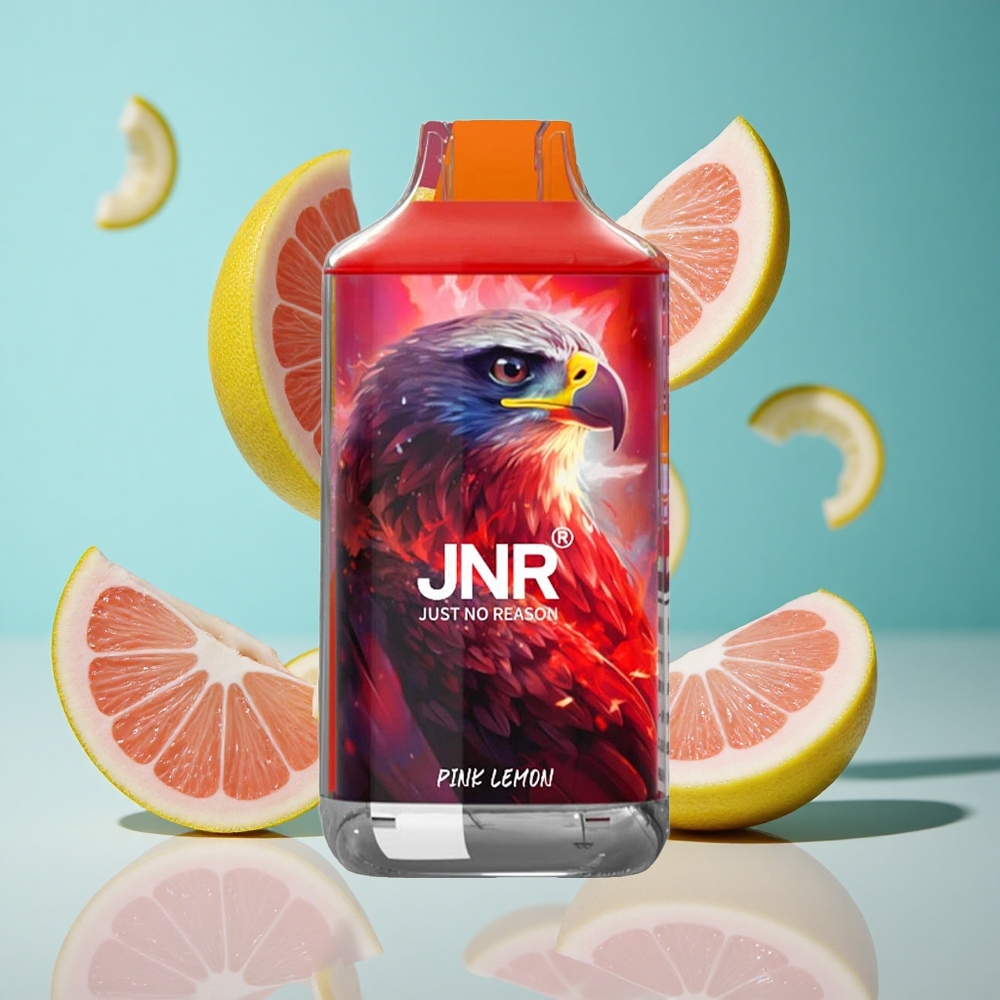 Розов лимон JNR Falcon 16000 Puffs Dual Mesh Coil 22мл Bulgaria vapes