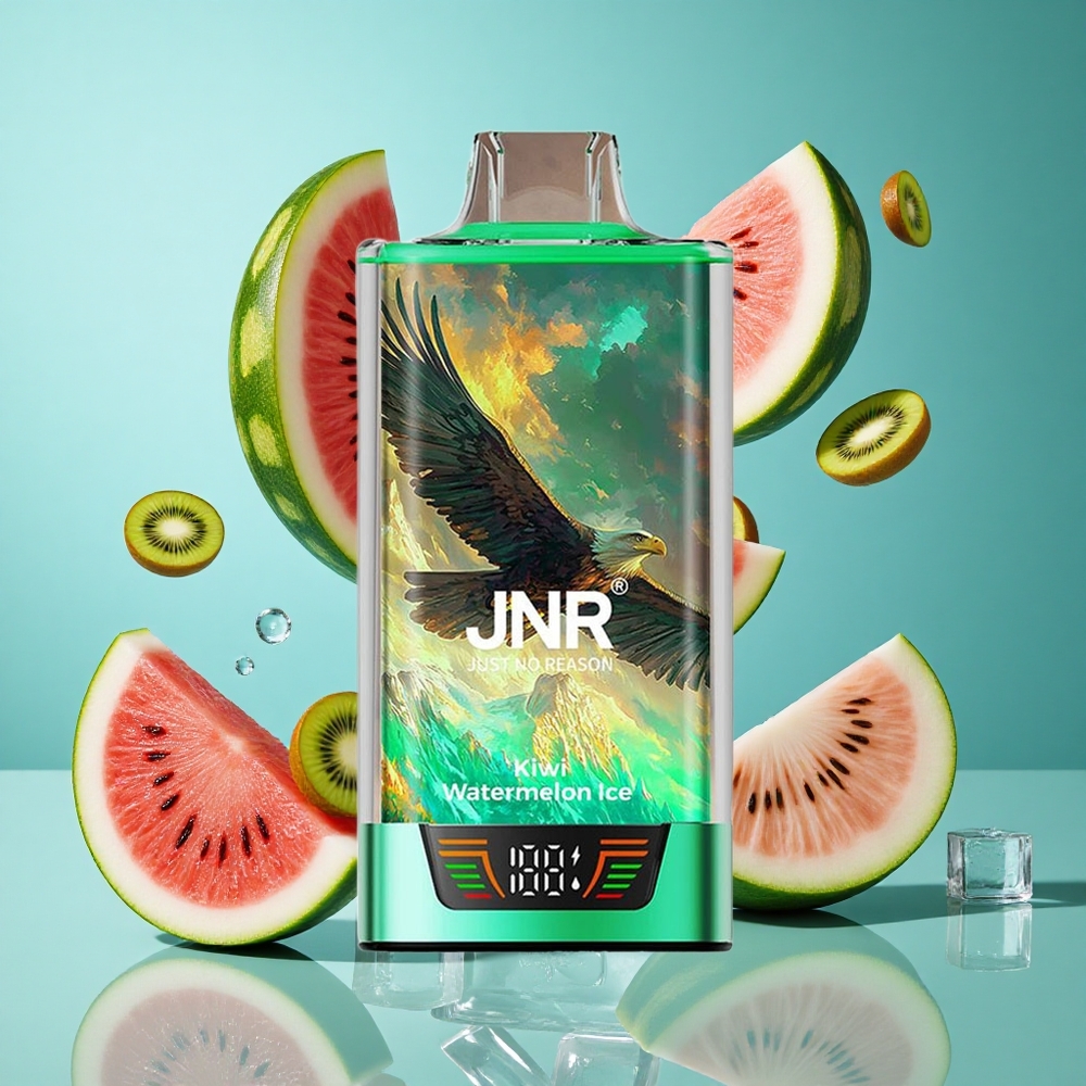 Киви Диня Лед JNR Falcon Pro 28000 Пуфове 30мл Предварително Напълнен Bulgaria vapes