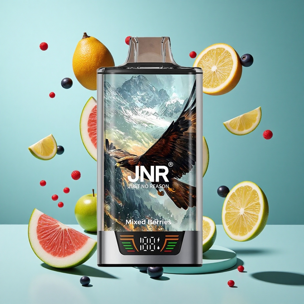 Смесени Ягоди JNR Falcon Pro 28000 Пуфове 30мл Батерия Bulgaria vapes