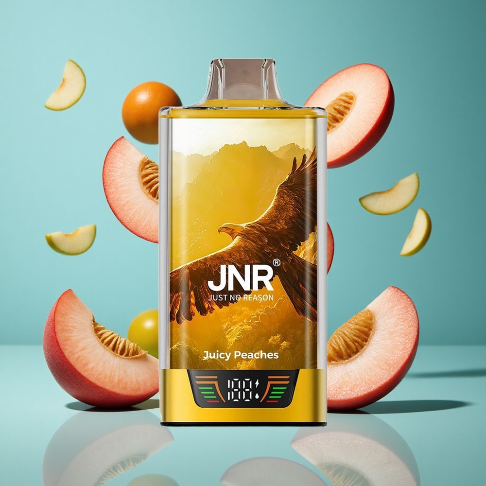 Сочени праскови JNR Falcon Pro 28000 Пуфове USB Type-C Bulgaria vapes