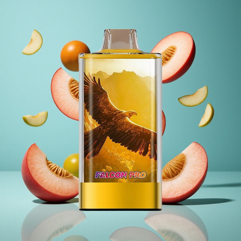 Сочени праскови JNR Falcon Pro 28000 Пуфове USB Type-C Bulgaria vapes