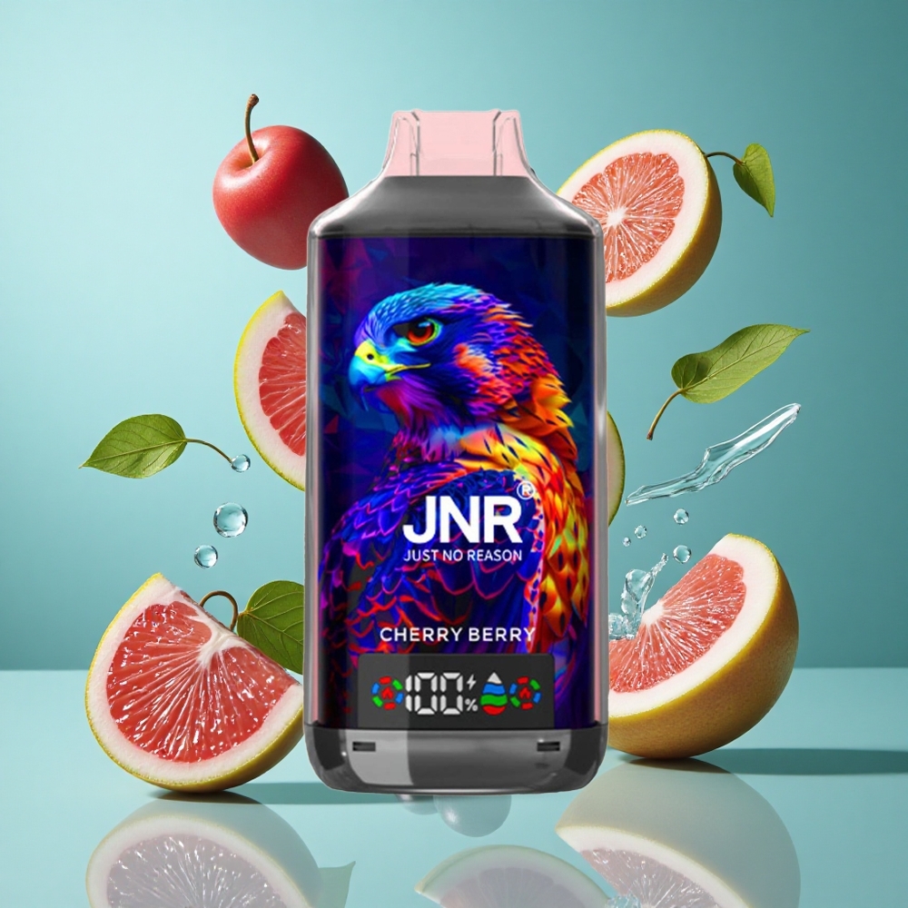 Череша-Боровинка JNR Falcon X 18000 Пуфове 24ml Dual Mesh Bulgaria vapes