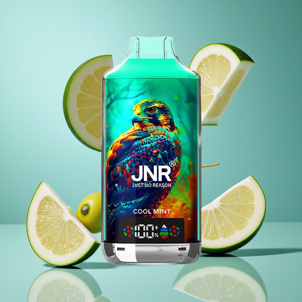 Ледена Мента JNR Falcon X 18000 Пуфове 750mAh Dual Mesh Coil Bulgaria vapes
