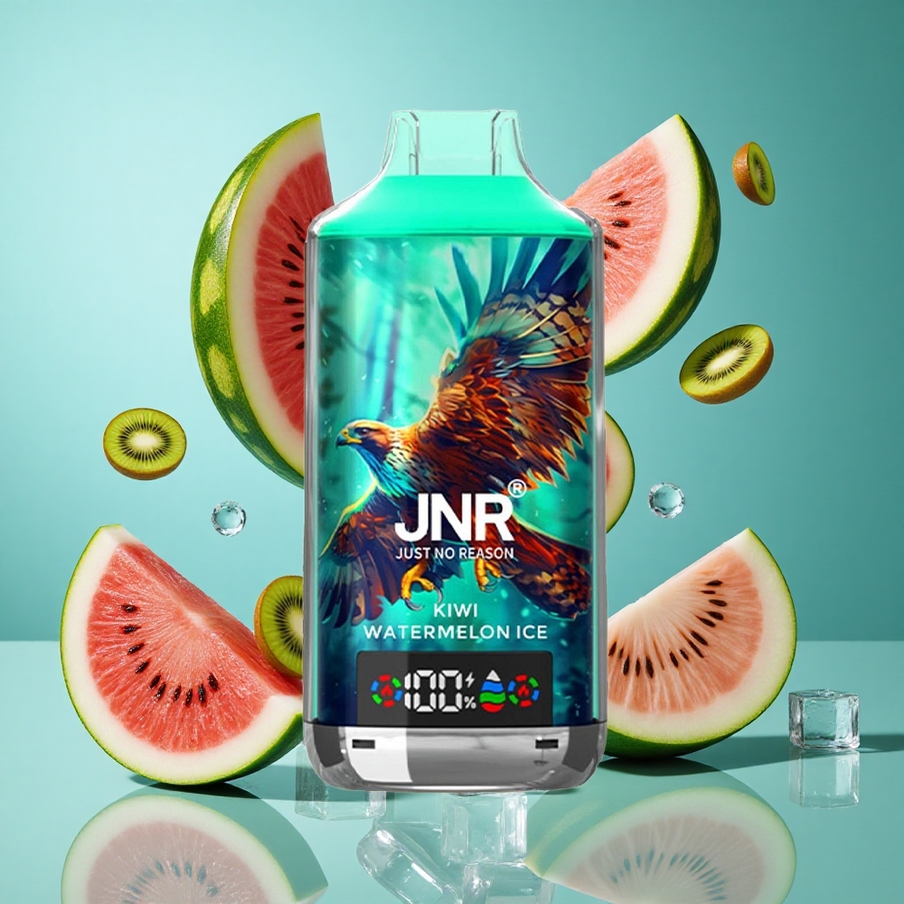 Киви Диня лед JNR Falcon X 18000 Пуфове Dual Mesh Coil Bulgaria vapes