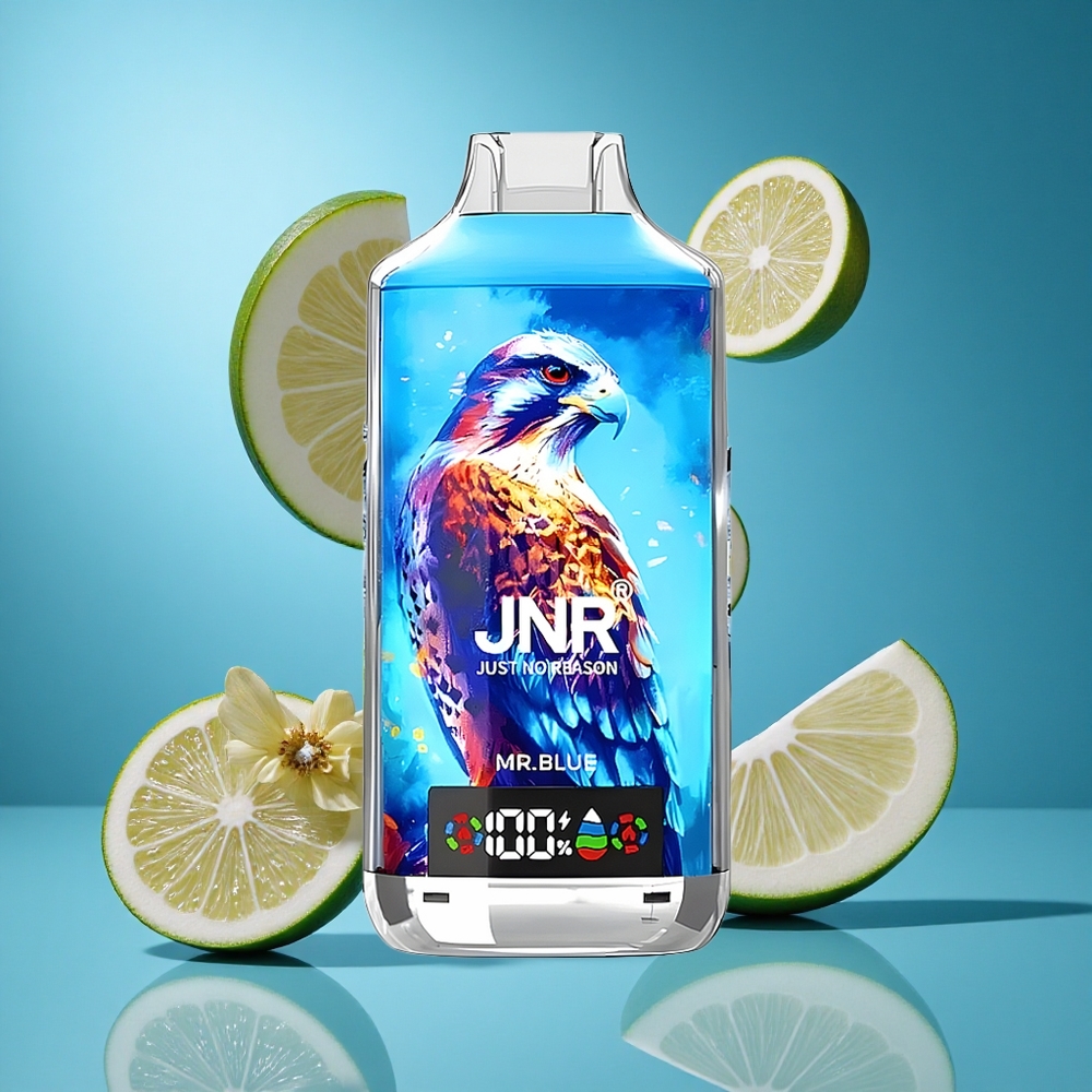 Синьо JNR Falcon X 18000 Пуфове Dual Mesh Coil Bulgaria vapes