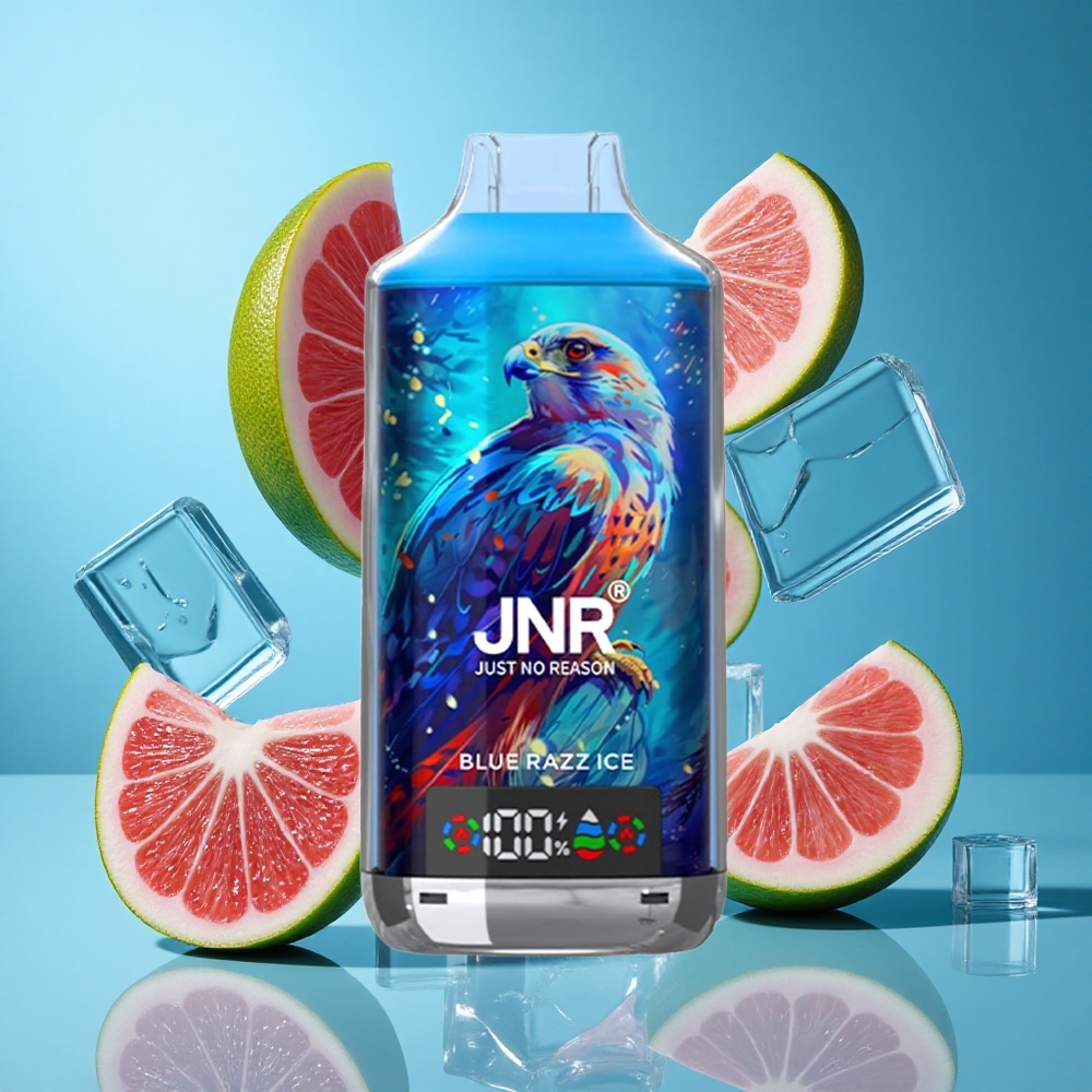 Синьо Раzz Лед JNR Falcon X 18000 Пуфове 750mAh Bulgaria vapes