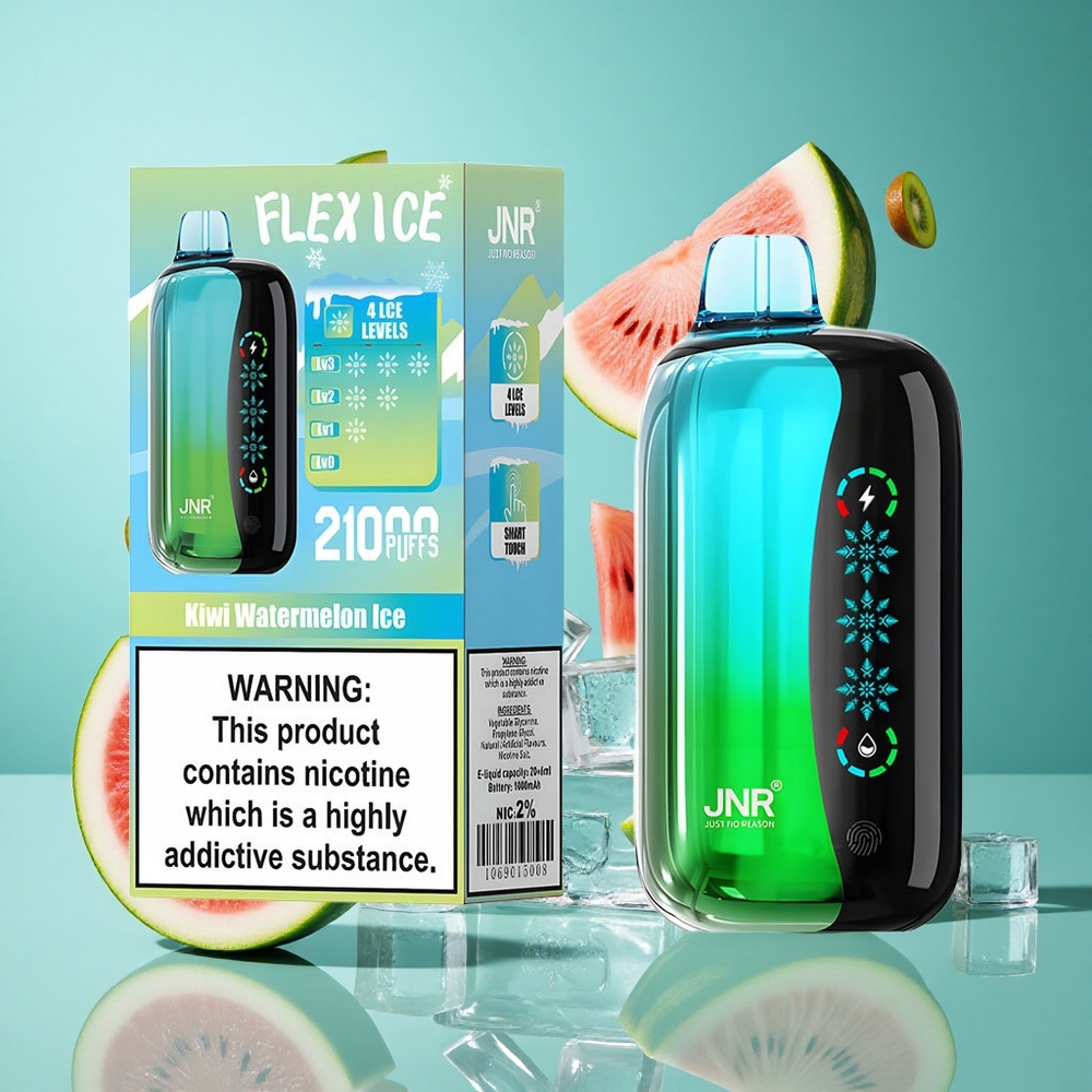 Киви Диня Лед JNR Flex 21000 Пуфове 26 мл е-течност Bulgaria vapes