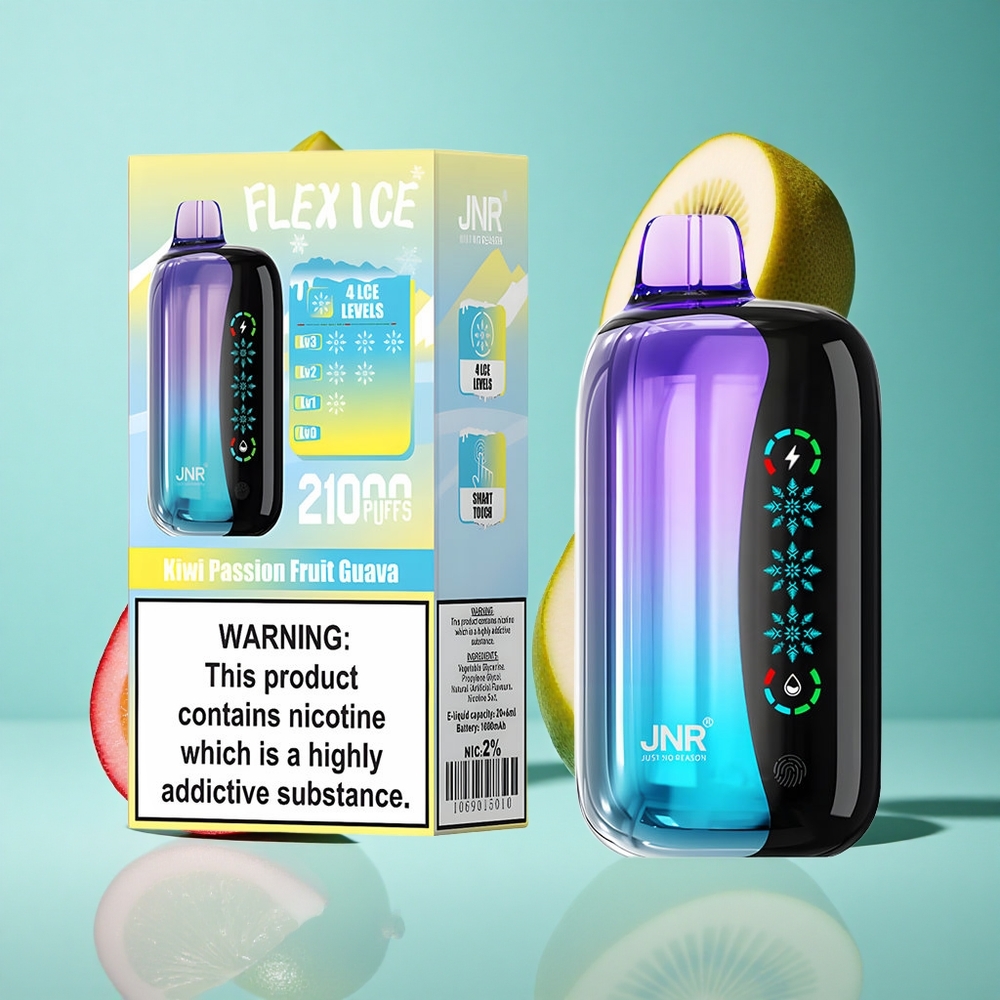 Киви Пъшън Фрукт Гуава JNR Flex Ice 21000 Пуфове 26 мл е-течност Bulgaria vapes