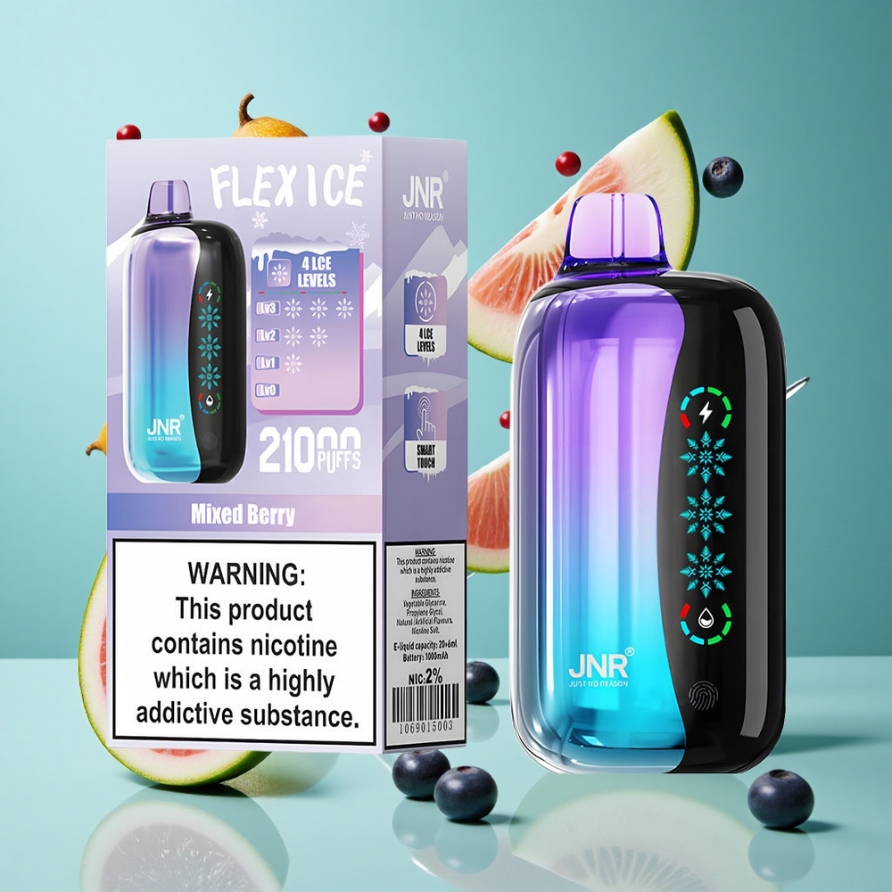 Смесени горски плодове JNR Flex Ice 21000 Пуфове 26 мл е-течност Bulgaria vapes