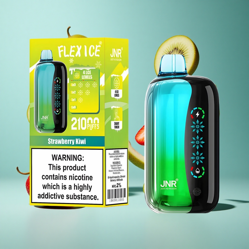 Ягода Киви JNR Flex Ice 21000 Пуфове Регулируем Въздушен Поток Bulgaria vapes